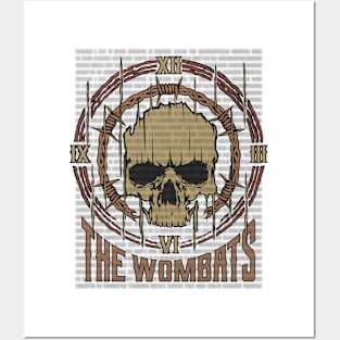 The Wombats Vintage Skull Posters and Art